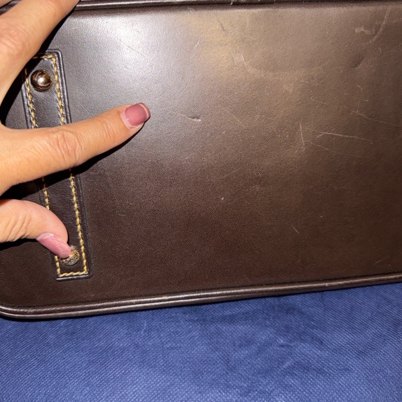 Dooney & Bourke Tan Crocodile Hobo Bag GUC - Picture 8 of 12